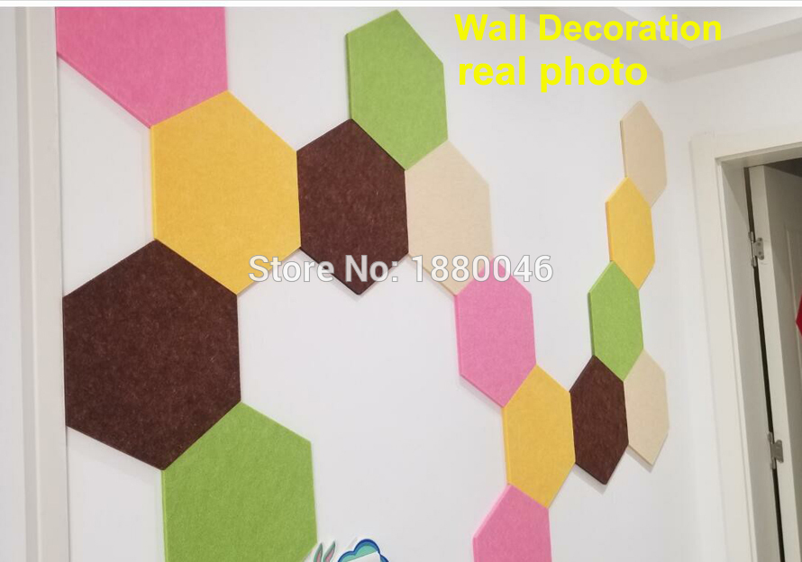 2020 NEW Hexagon acoustic panels 10pcs/pack acoustic treatment panels Eco-friendly Polyester Material acoustic wall panels