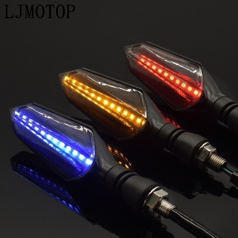 Universal Motorcycle Turn Signal LED Lights Indicators Signal light For Kawasaki NINJA 300 NINJA 250R ZX636R NINJA 400R GTR1400