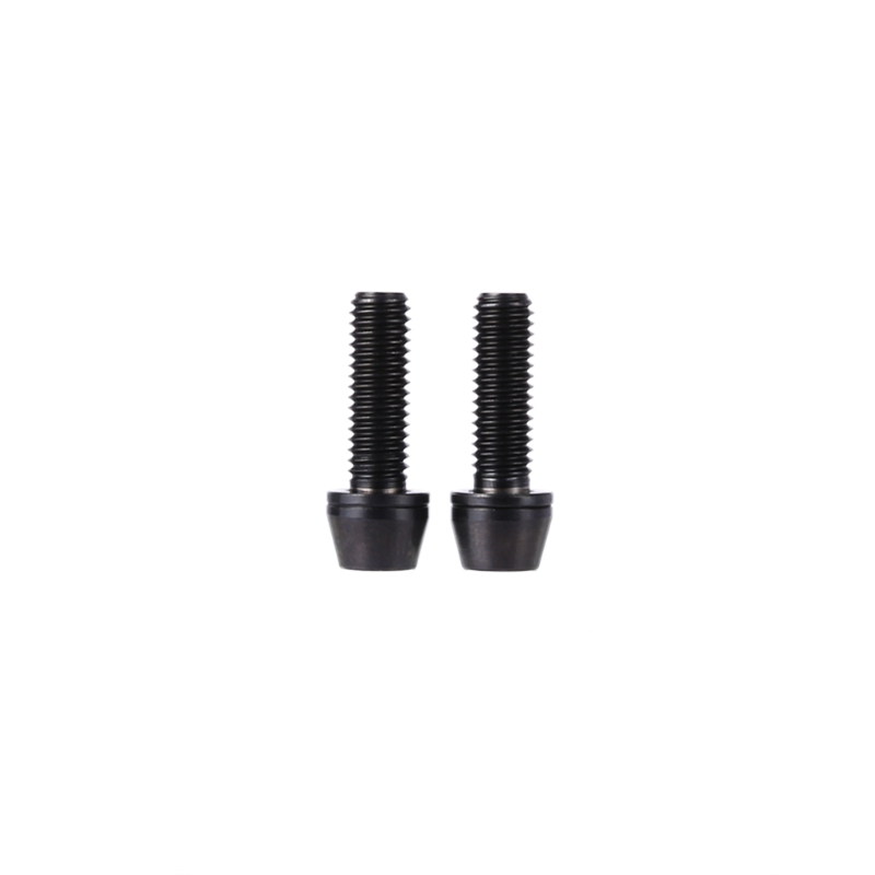 2 Pcs Ti Titanium Tapered Screws Bolts With Washer M5*16mm M5 16mm for Bike Bicycle Stems & Handlebar July Wholesale&DropShip