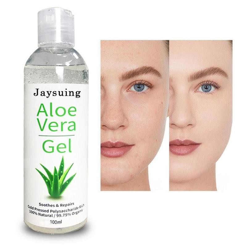 30/50/100ml Natural Aloe Vera Gel Soothing Moisturizer Acne Sunscreen Treatment Treatment Care Skin Skin Lotion Cream Gel H0Z4