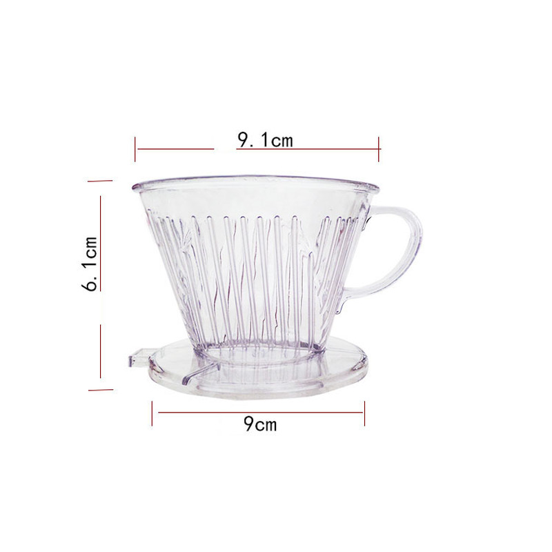 Coffee Filter Cone Shape Coffee Maker Filter Cup Dripper Practical Pour Over Serving Mug Filters Cafe Coffee Filter Cup