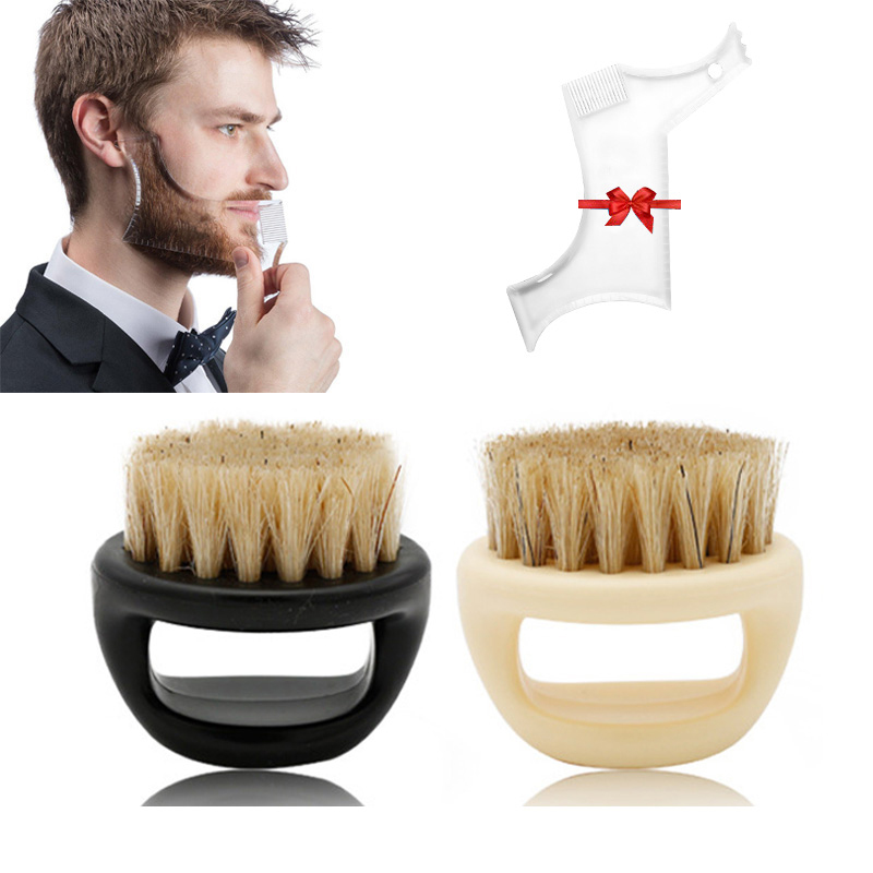 Men's Shaving Brush Facial Beard Hair Removal Soft Bristle 100% Badger Hair Shaver Brush Hair Cleaning Beard Shape Styling Comb