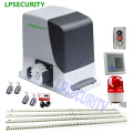 LPSECURITY 230V/120V complete kit GSM electrical automatic sliding gate motor operator 600kg with 4m 5m racks