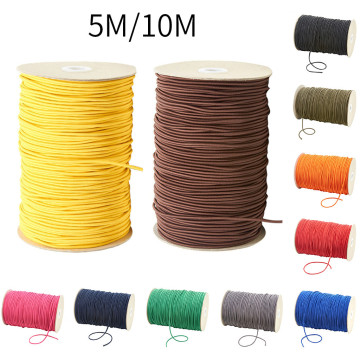 3mm THIN FINE ROUND ELASTIC STRETCH BUNGEE SHOCK CORD 11 COLOURS length 10M Elastic Round Elastic Band GK331