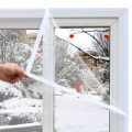Winter Window Insulation Windproof Film Self-mucosa stickers Indoor Window Soundproof Film for Energy Saving Crystal Clear Film