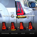 HCMOTIONZ LED Tail Lights For Toyota Land Cruiser Prado 2010-2021 4th Gen GX460 J150 Animation DRL