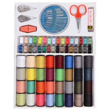 Pack Of 64 Mixed Colors Polyester Spool Sewing Thread Hand Machine Sewing Roll Durable Polyester Sewing Thread Suit