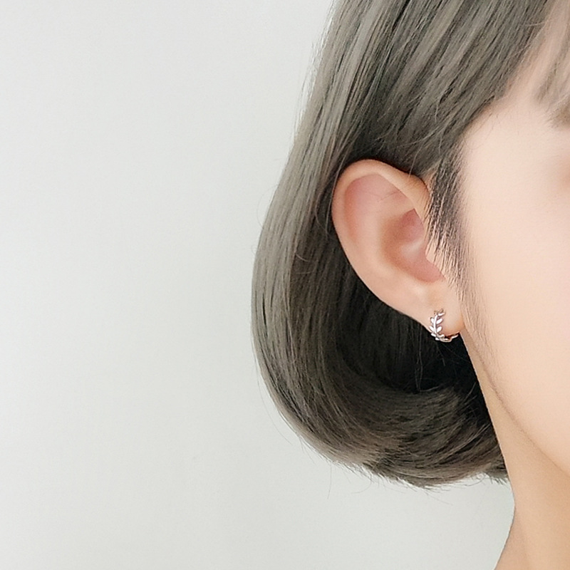 Korean Fashion Jewelry 2020 Olive Leaf Earrings for Women Small Fresh Simple Leaves Earring Jewelry Kolczyki Pendientes