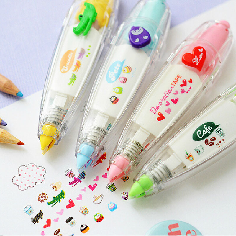 Korea Stationery Cute Novelty Decorative Correction Tape Correction Fluid School & Office Supply