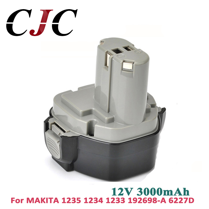 12V 3000mAh 3.0Ah Ni-MH Battery for MAKITA 1234 1235 1233 192698-A 4013D 6227D 8413D 6223D 6980FD Cordless Drill