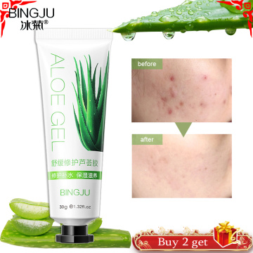 Natural Plant Aloe Vera Gel Moisturizing Repair Day Creams Ance Treatment Hydrating Whitening Mild Soothing Face Care Nourish