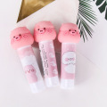 Cute pig shape solid glue children students office solid glue stick white