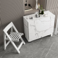 Fashion White color folding dining table furniture yemek masasi multifunctional rectangle dining table with 4 chairs