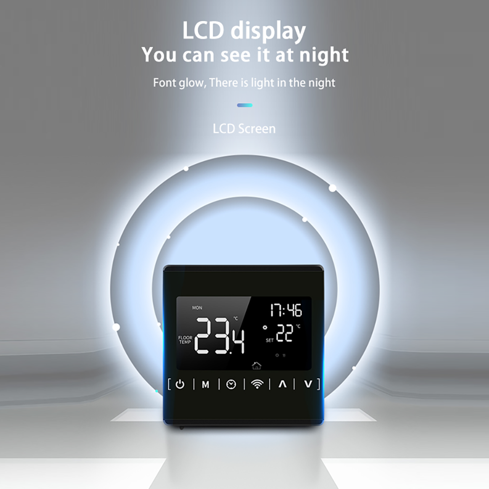 High Accuracy Electronic Wireless Digital Temperature Display Intelligent Thermostat with App Remote Controlling