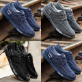 New canvas shoes deodorant breathable men's shoes tide shoes non-slip male students tie casual stripes men shoes tyu7