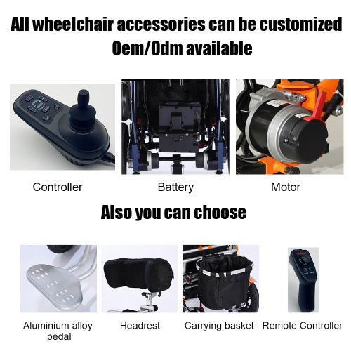 Handicapped Foldable Lightweight Electric Power Wheelchair Manufacturers and Suppliers from China