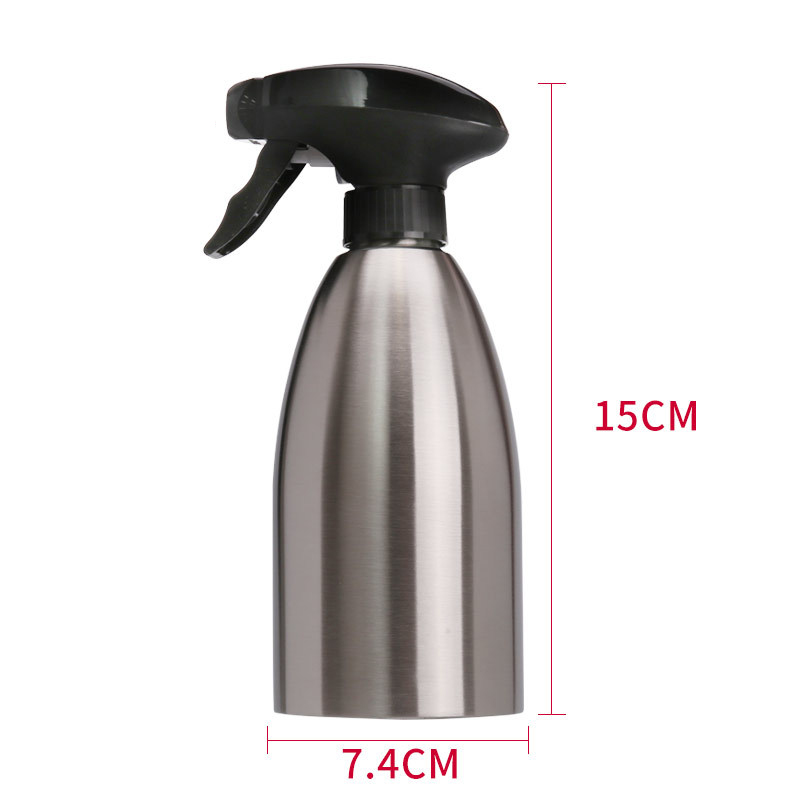 Food Grade Stainless Steel Oil Sprayer Bottle Durable Oil Mist Bottle Olive Oil Sprayer Kitchen Accessories 500ML 304 BBQ Tool