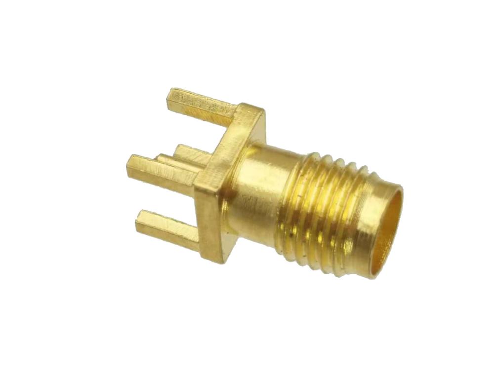 Connector SMA Female Jack Solder PCB Mount Straight RF Coaxial