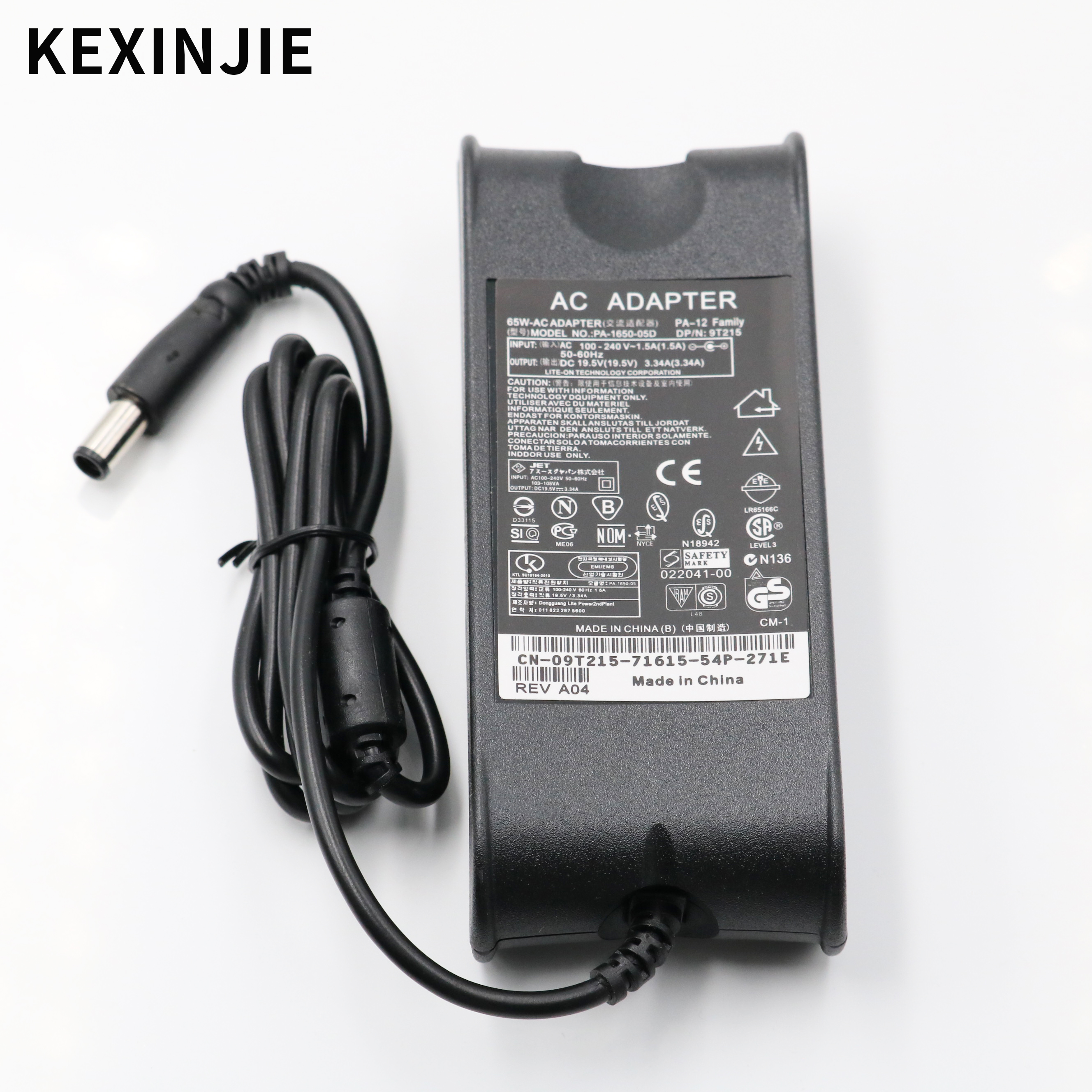 Laptop Power Supply Charger Plug AC Adapter For DELL Vostro 3360 3460 3560 2420 2421 2520 2521 19.5V 3.34A 65W AC Adapter