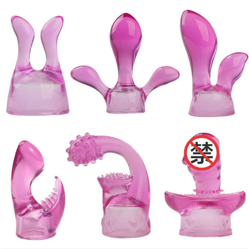 Leten G-Spot Stimulate AV Rod Vibrator Accessories 4cm Magic Wand Attachment Clitoris Stimulation AV Massager Cap Sex Products