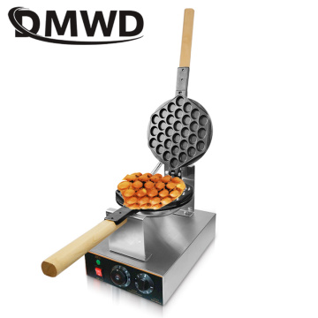 DMWD Electric Egg Bubble Waffle Maker Chinese HongKong Eggettes Puff Cake Iron Non-stick Pan Muffin Baking Machine Oven