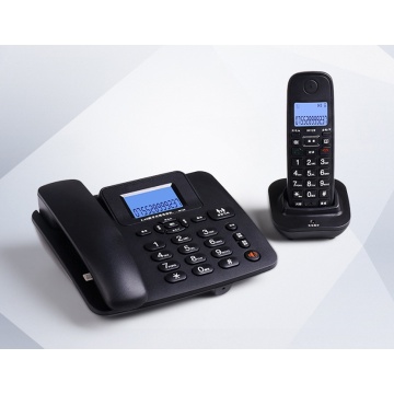 2.4G Corded Phone Handset - 1Cordless Answering Machine, 300M Long Range, Wireless Telephone