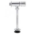 Toilet Flush Valve Bathroom Toilet Male Durable Zinc Alloy Finish Push Button Type Flush Valve Autonatic