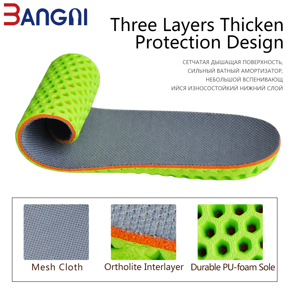 3ANGNI Height Increase Insoles Women Soft Invisiable Lift Insole Breathable Honeycomb Taller Height Increase Shoe Pad Free Size