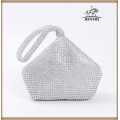 New Arrival Soft Women Evening Bags Diamond Rhinestones Clutches Silver Black Gold Crystal Wedding Party Handbags Purse