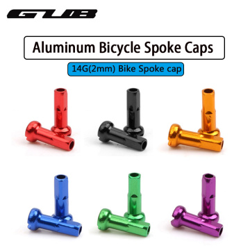 2pcs Aluminum Bicycle Spoke Caps 14mm MTB Road Bike Rim Cap Bicycle 14G/2mm Spoke Cover Ultralight Cycling Accessories 6 Color