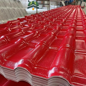 Custom Fireproof B1 grade Spanish Style Synthetic Roof Tiles