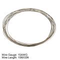 Uxcell 1pc Heating Wire Superfine AWG15 18 19 21 23 24 26 29 FeCrAl Resistor Wire for High Temperature Operation Good Thermal