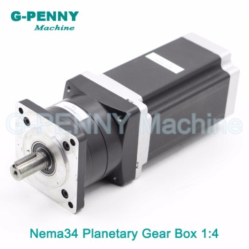 Nema34 stepper Motor Planetary Reduction Ratio 4:1 with nema34 motor 86x156 6A planet gearbox 86 motor speed reducer High Torque