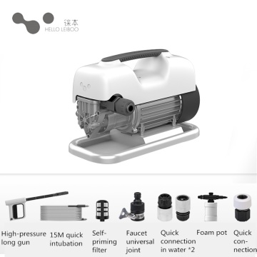 1800W High Pressure Car Washing Machine Intelligent Car Wash Pump Water Gun Foam Generator Multifunctional Induction Motor