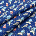 IBOWS Polyester Cotton Fabric Planet Rocket Dinosaur Printed Cloth Fabric Patches Dress Home Textile Handmade DIY 45*150cm/pc