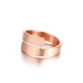 585rose Gold Ring Personalized Initials Heart Symbols Custom Double Name Wrapped Rings Stainless Steel Jewelry