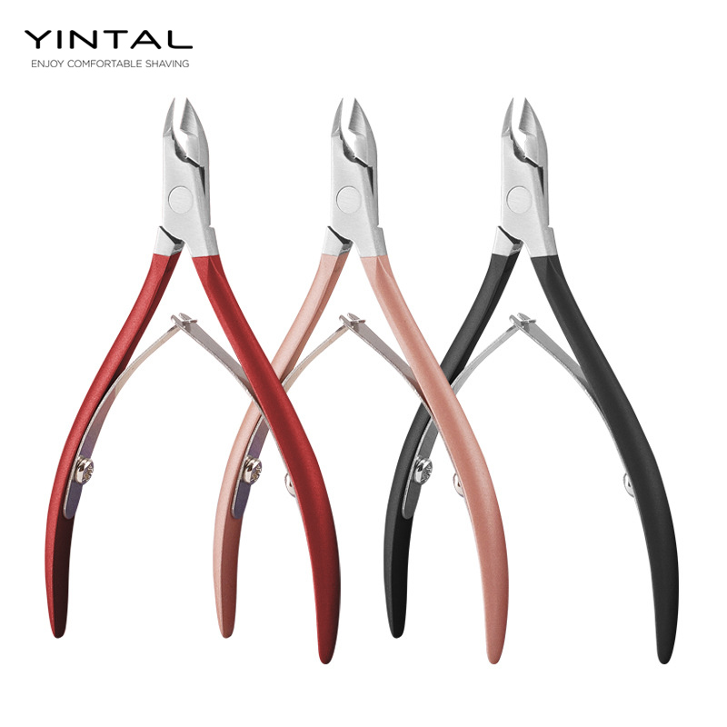 1 PC Cuticle Scissor Stainless Steel Manicure Tool Professional Nail Clippers Pedicure Ingrown Nail Cutter
