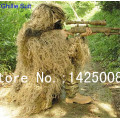 Free shipping desert Bionic Ghillie Suits camouflage grass hay style hunting Recon yowie Paintball,Military clothing