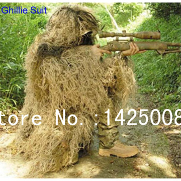Free shipping desert Bionic Ghillie Suits camouflage grass hay style hunting Recon yowie Paintball,Military clothing