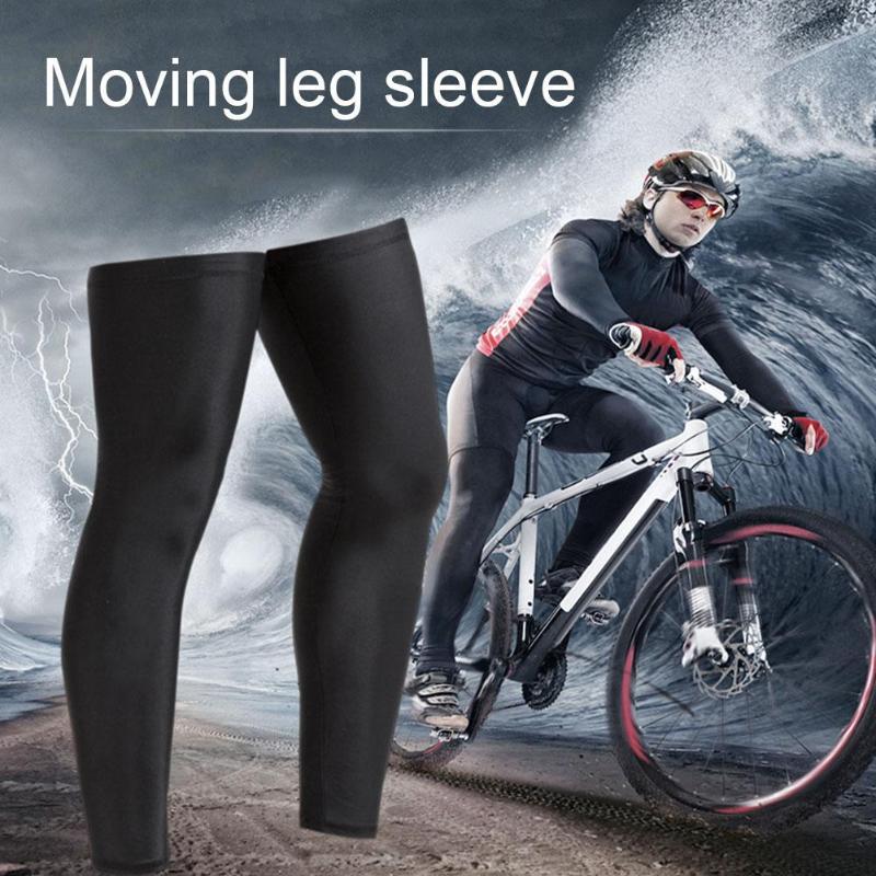 1Pair Bicycle Cycling Running UV Protection Elastic Leg Warmers Leg Sleeves Hiking Basketball Soccer ports Safety