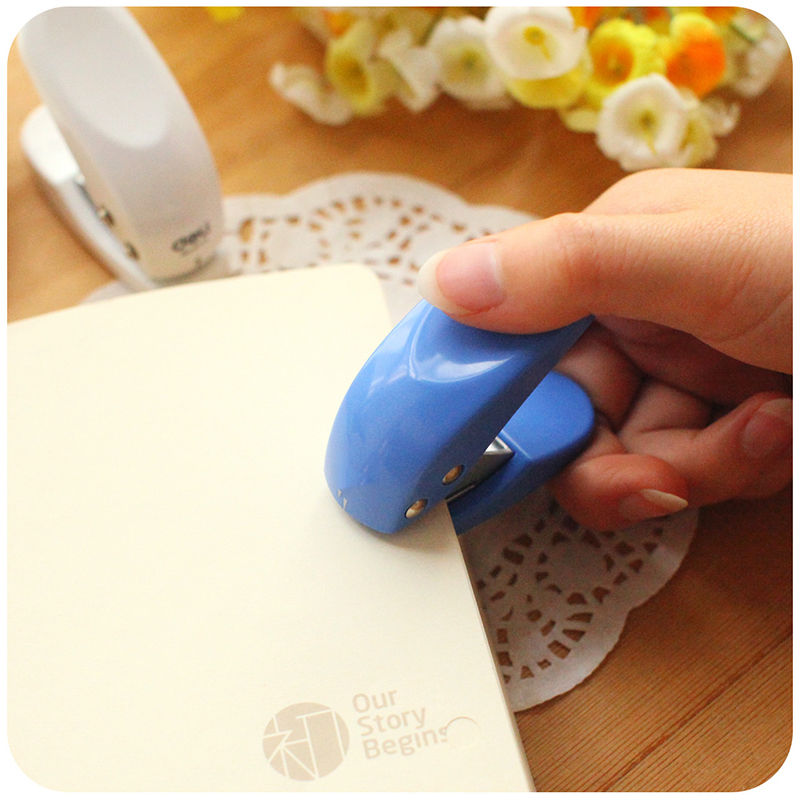 DIY Mini Card Paper Punch Craft Circle Pattern Scrapbooking Puncher Hole Office Stationery Hand Hole Punch