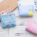 Mini Sanitary Napkin Waterproof PU Coin Purse Credit Card Holder Tampon Pad Pouch Cosmetics Organizer Storage Bags Women Wallets