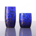 Wholesale Glitter Blue Colored Highball Glass