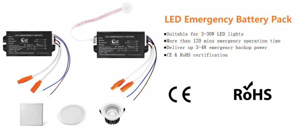 3-30W battery pack for led lights