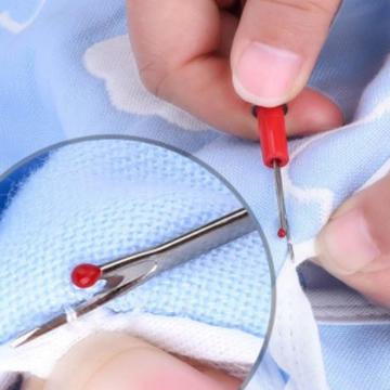 4pcs Plastic Handle Craft Thread Cutter Seam Ripper Stitch Unpicker Cross-stitch Sewing Thread Remover DIY Sewing Tools