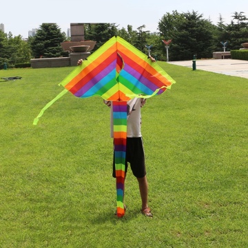 New Long Tail Rainbow Kite Outdoor Kites Flying Toys Kite For Children Kids