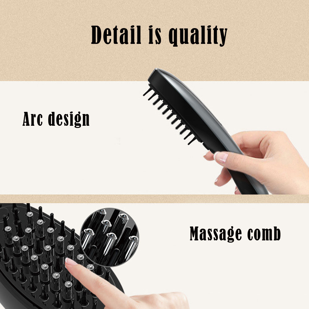 1 Pc Massage Comb Multi-function Vibration Stimulating Hair Regeneration Comb Can Be Introduced Into Essential Oil Scalp Massage