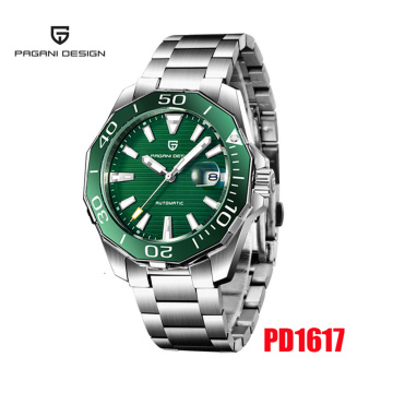 New Men Military Sport Automatic Mechanical Watches PAGANI DESIGN Top BrandWaterproof Stainless Steel clock Relogio Masculino