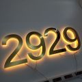 custom led light letters outdoor backlit light house numbers 3d illuminated letters sign