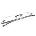 Aluminum Metal Rimless Reading Glasses Presbyopic Eyeglass Resin Lense +1.0~+3.5